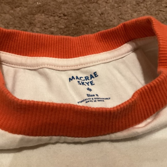 Colorful Kids T-Shirt with Orange Trim - Picture 2 of 3